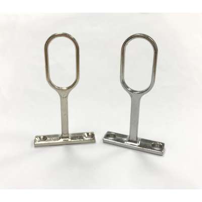 Zinc Alloy Wardrobe Pull Rod Hanging Flange Holder