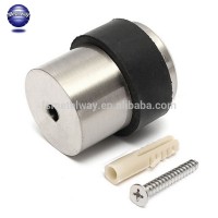 Wooden door hardware stainless steel ruber door stopper