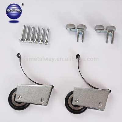 Aluminium frame sliding door fitting roller set for sliding device door wheel